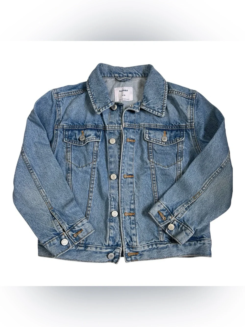 Old Navy Girls/Youth Medium Blue Denim Jean Jacket